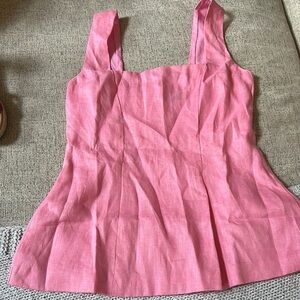 Pink Sleeveless Top